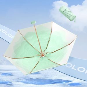 ร่มพับ YY613 แบบกำหนดเองได้ กันลม ลายดอกไม้ คุณภาพสูง ขนาด 105 ซม. กันน้ำ พับได้ 23 นิ้ว ร่มหรูหราสำหรับเป็นของขวัญ - Product Image 3