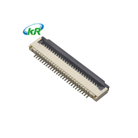 Mejor Precio, Conector FFC FPC de 0.80mm de Paso, Cable de 40 Pines, Conector VGA Macho, Directo de Fábrica, 50V AC/DC KR PC ABS Nylon IP20