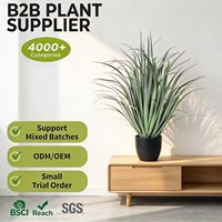 Plante Artificielle Exotique Violette de 93 cm, Unique en Pot, Végétation Décorative pour Boutique, Plante Artificielle Spectaculaire pour une Ambiance Artistique Intérieure