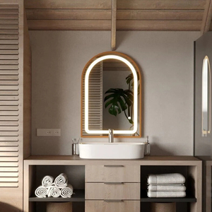 Kim loại khung vàng đen vòm Gương phòng tắm cho phòng khách phòng ngủ <span class=keywords><strong>mantel</strong></span> lối vào hành lang - Product Image 2