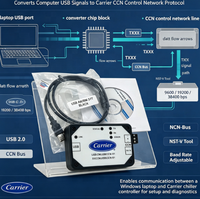 Convertidor Carrier 33CNUSBCCN-01 (Adaptador de Depuración) CCN Debug Black Box, Herramienta de Depuración de Comunicación para Ingenieros de Mantenimiento