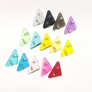 Stationery Accessories Triangle Paper Clips Paper Corner Protecter File Clip