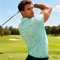 Camiseta Polo con Logotipo Bordado Personalizado, Material de Poliéster y Elastano, Alta Calidad, Ligera y Duradera, Camisetas de Golf para Hombre