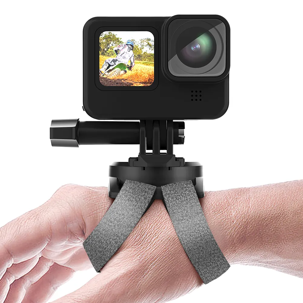 Telesin GoPros 10 Accessories Wrist Strap Mount 360 Rotary Arm Band Holder For GoPro 10/9/8/7/6/5 Black/DJI Osmo Action Camera