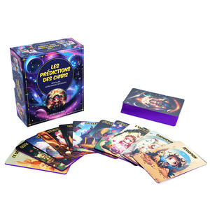 Tùy Chỉnh In Tạo Ra Thiết Kế Đẹp Cổ Điển Chiêm Tinh Học Ý Nghĩa Tarot Thẻ Thiết Lập Trong Lưu Trữ Túi Oracle Thẻ Với Tài Liệu Và Hộp - Product Image 1