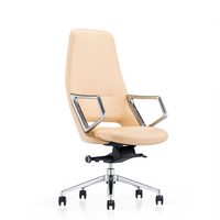 Chaise de bureau secrétaire rembourrée moelleuse ergonomique en maille de luxe à dossier haut