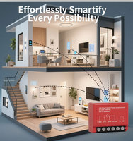 Module d'interrupteur intelligent Wi-Fi, mini relais DIY 10A, compatible Smart Life, fonctionne avec Google Assistant et Alexa