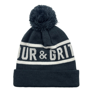 Custom Bobble <strong>Beanie</strong> Hats Winter Outdoor Ski Snow Logo Jacquard Acrylic Knitted Cuff <strong>Pom</strong> <strong>Pom</strong> <strong>Beanie</strong> - Product Image 2