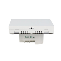 Termostato inteligente Wifi para calefacción, pantalla de vidrio templado blanca sensible al tacto programable de alta calidad