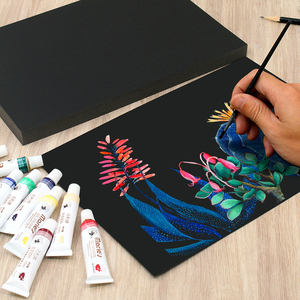 Papel Personalizado 300g A4/A3 Impermeável para Embrulho DIY Cartolina Colorida para Artesanato Atacado Papel Cartão Grosso Colorido - Product Image 3