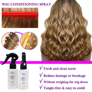 Espray de seda refrescante para peluca personalizada para pelucas sintéticas, niebla hidratante y desenredante para pelucas largas o rizadas - Product Image 4