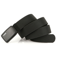 3.5cm Nylon Tissé Élastique Tactique Ceinture Sports de Plein Air À Dégagement Rapide Alliage Boucle Magnétique Ceinture Coust