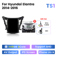 TS série 8 + 128g 9.7 pouces IPS écran tactile voiture portable sans fil car-play pour Hyundai Elantra 2011-2013 autoradio avec bt gps DSP