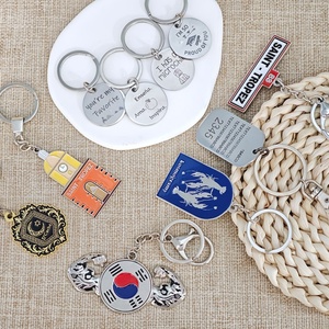 Enamel Bag Wholesale Logo Kawaii Personalized Christmas Luxury Sneaker Metal Holder Promotional <b>Key</b> <b>Ring</b> <b>Custom</b> Keychain in Bulk - Product Image 1