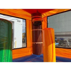 <span class=keywords><strong>Castillo</strong></span> Inflable Tropical con Tobogán Acuático Comercial para Niños, Alquiler para Fiestas - Product Image 6