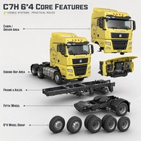 Camion tracteur diesel SITRAK C7H 4x2 d'occasion à l'exportation avec plaque moteur et documents de châssis vérifiés SITRAK CH7 6*4 /4*2
