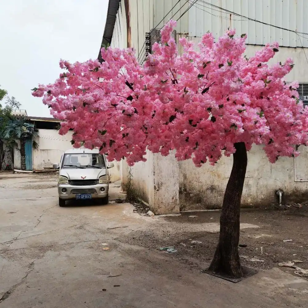 Personalizzato grande fiore artificiale alberi alberi di ciliegio in fiore per outdoor decorazione di cerimonia nuziale