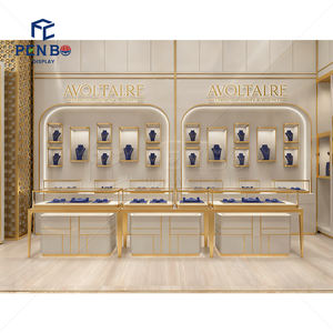 Muebles para Joyería de Dubái, Muebles de Exhibición de Joyería Curvos de Lujo Personalizados, Diseño y Exhibición de Tiendas de Joyería - Product Image 1