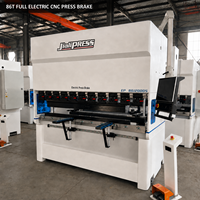 Prensa Plegadora CNC Servoeléctrica de 86T y 2000mm, Sin Aceite, de Alta Precisión para Plegado de Chapa Metálica
