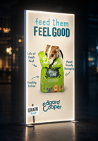 Panel de Pantalla Retroiluminado con Gráficos de Silicona SEG y Marco de Aluminio JY-TF80-Lite, Formato Grande de 1000x2500 mm para Señalización Comercial