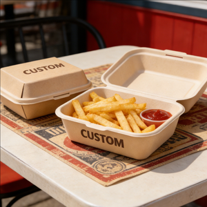 Caja de Papel Desechable de Lujo para Sushi Japonés, Contenedores de Alimentos para Llevar para Restaurantes, Ecológicos, Biodegradables, OEM, ODM - Product Image 6