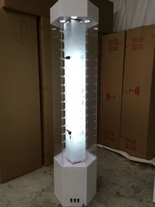 Bán buôn <span class=keywords><strong>Acrylic</strong></span> Kính mát Kính mát Rayban kệ trưng bày hiển thị tùy chỉnh Led Hiển thị nội các nhà máy - Product Image 4