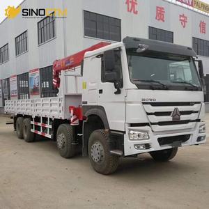 10/12/14/15/16/20 טון נייד עגור משאית סינוטראק הואו 8x4 משאית רכוב הידראולי פרוק קופה למכירה - Product Image 2