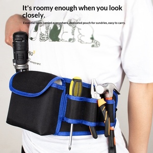 Industrial Grade Heavy Duty Multi-pocket Adjustable Tool <b>Belt</b> <b>Pouch</b> for Closure OEM/ODM Available-5L Capacity for - Product Image 4