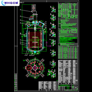 Reactor de tanque de titanio anticorrosión de calor con chaqueta de vapor ASME CE EAC 1000L con motor y bomba PLC - Product Image 2