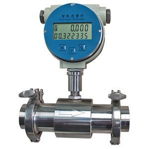 316L thép không gỉ cấp thực phẩm tuabin lưu lượng kế 4 ~ 20mA đầu ra tín hiệu kẹp cho rượu nước cài đặt OEM tùy chỉnh - Product Image 1