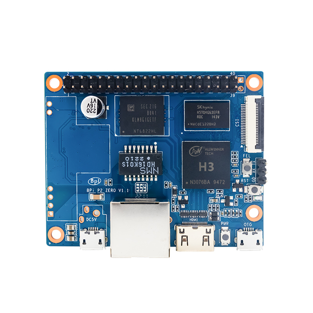 Banana Pi BPI-P2 Zero ARM Cortex-A7 Quad-core Support Linux and Android Operating Systems