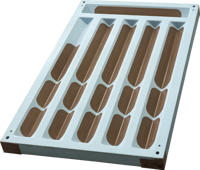 Planche d'outillage en époxy de 35 mm pour usinage CNC, utilisée pour moules de roues, planche Cibatool, modèle de fonderie, planche en mousse PU, feuille de plastique