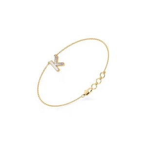 Latest 18K <b>Gold</b> Tennis Classic <b>Bracelet</b> Simple Unique Design Real Diamond Studded <b>Bangle</b> Moissanite <b>Bracelets</b> - Product Image 3