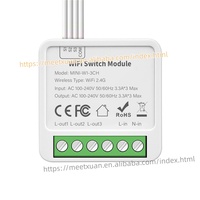 Module de commutation minuterie intelligent Tuya Mini WiFi Zigbee 2/3/4 voies, contrôle bidirectionnel, compatible Smart Life, Alexa, Google Home, Yandex Alice