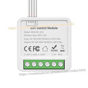 Module de commutation minuterie intelligent Tuya Mini WiFi Zigbee 2/3/4 voies, contrôle bidirectionnel, compatible Smart Life, Alexa, Google Home, Yandex Alice - Product Image 4