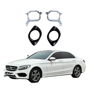 อะแดปเตอร์กรอบไฟหน้า Sanvi สำหรับอุปกรณ์เสริมไฟหน้าอื่นๆ ของรถเบนซ์ C-Class ปี 2015-2018 รุ่น LED - Product Image 2