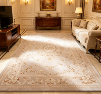 Tapis de salon et tapis de chambre 3D épais en polyester, fabriqué à la machine, antidérapant, écologique, design moderne