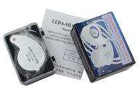 Lupa de Joyero 40X con Luz LED UV para Relojes, Monedas, Sellos, Gemas, Joyas y Identificación de Diamantes