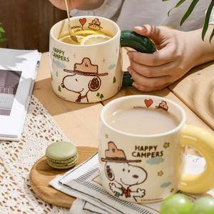 High Quality <b>Cheap</b> Cartoon Cute Animal Ceramic Coffee Mug Food Safe Reusable with Big Handle Business <b>Gift</b> - Product Image 3