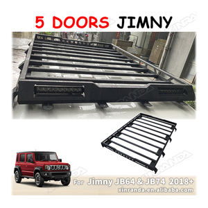 Galerie de toit <span class=keywords><strong>Jimny</strong></span> en alliage d'aluminium noir sans lumières pour <span class=keywords><strong>Suzuki</strong></span> <span class=keywords><strong>Jimny</strong></span> <span class=keywords><strong>5</strong></span> <span class=keywords><strong>portes</strong></span> accessoires JB64 JB74 modèle - Product Image 2