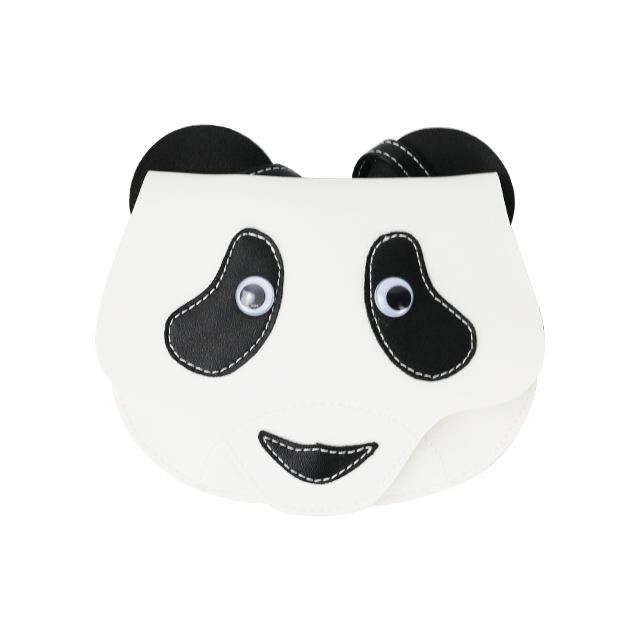 Custom Logo Mini Sling Shoulder Bags for Girls Lovely Panda Kids Crossbody Bag with Cover Closure Type