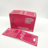 Boîte d'emballage en plastique pour pilules Rhino 7 - 5000, blister pour pilules Kitty Kat, impression d'emballage de pilules