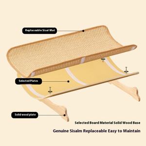 Planche à gratter pour chat tout en un planche à griffes sans perte de cheveux Jouet pour chat Bol surdimensionné Chaise longue Tapis en sisal Tapis à gratter pour chat - Product Image 2