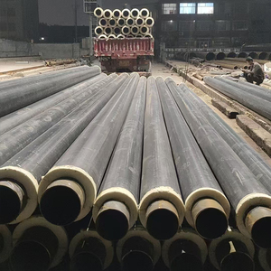 Tubo de soldadura térmica de polietileno de alta densidad de entierro directo Tubería de agua caliente de aislamiento de acero preaislado ASTM para tubería de perforación - Product Image 4