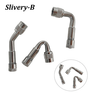 Adaptateur d'extension de valve de pneu métallique à 45, 90 et 135 degrés pour vente en gros - Product Image 2