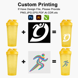 Botella de Agua Deportiva de Plástico de 800 ml, sin BPA, con Impresión Personalizada, para Gimnasio y Eventos Deportivos, Venta al Por Mayor de Fábrica - Product Image 4