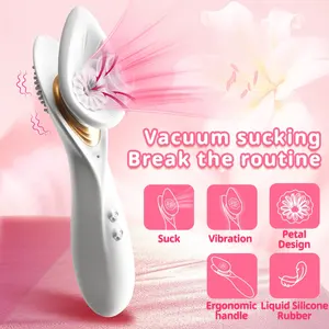 Krachtige 2 In 1 Vagina Zuigende Vibrator Tepel Orale Vacuümstimulator G Spot Clitoris Massage Vrouwelijke Masturbator Seksspeeltjes Vrouwen - Product Image 3