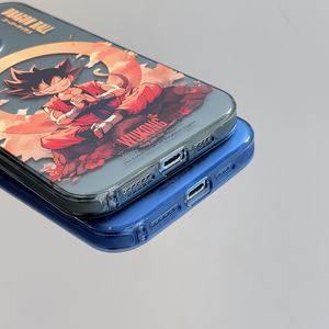 Coque de téléphone en carton pour <span class=keywords><strong>IPhone</strong></span> 15 Pro Max 13 avec impression UV forte et bouddha bouton en métal Anime Dragon Ball Goku <span class=keywords><strong>Vegeta</strong></span> - Product Image 6