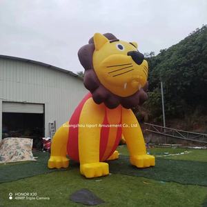 Riesige Werbung Aufblasbarer Löwe Modell Werbung Aufblasbarer Cartoon Löwe Aufblasbarer Löwe Mit Licht - Product Image 5