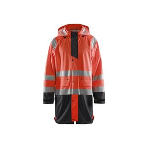 BLAKLADER - 432420005599XS Rain Level 1 Chaqueta de alta visibilidad Rojo/Negro-EAN 7330509571217 PROTECCIÓN PARA TODOS LOS TIEMPOS - Product Image 1
